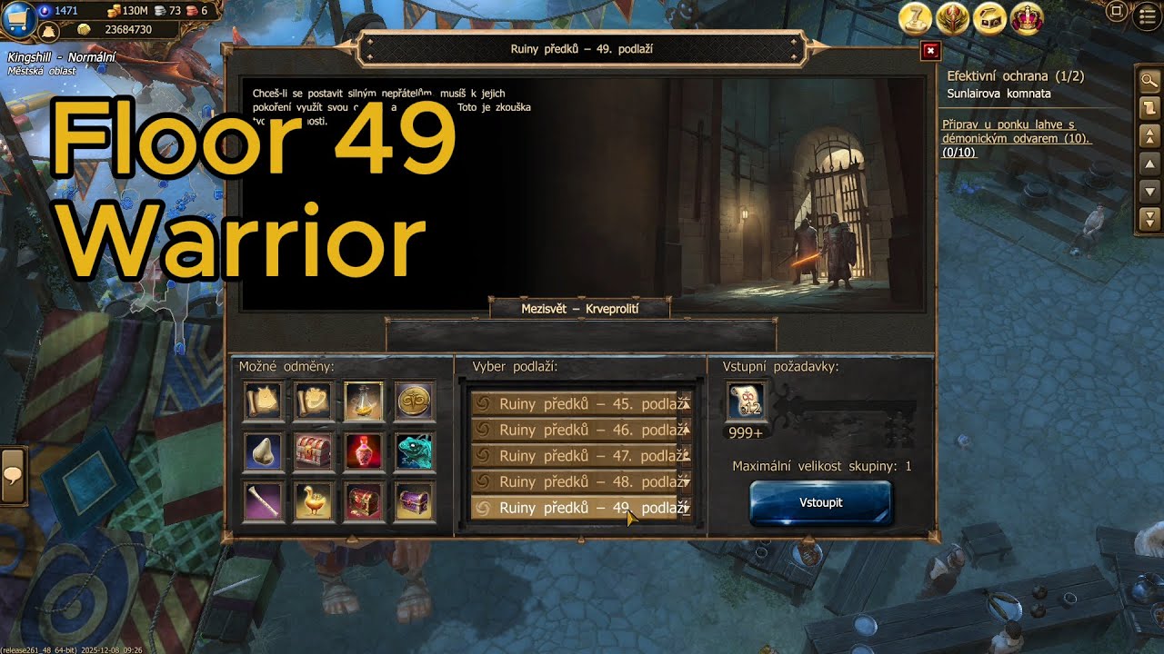 Drakensang Online | Ancestral Ruins - Floor 49 | Warrior