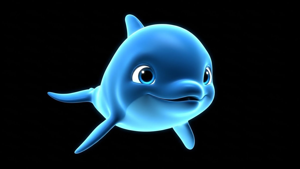 Cool Neon Glow 3D Hologram Animal - Fish, Dog, Dolphin, and Elephant Holographic Display