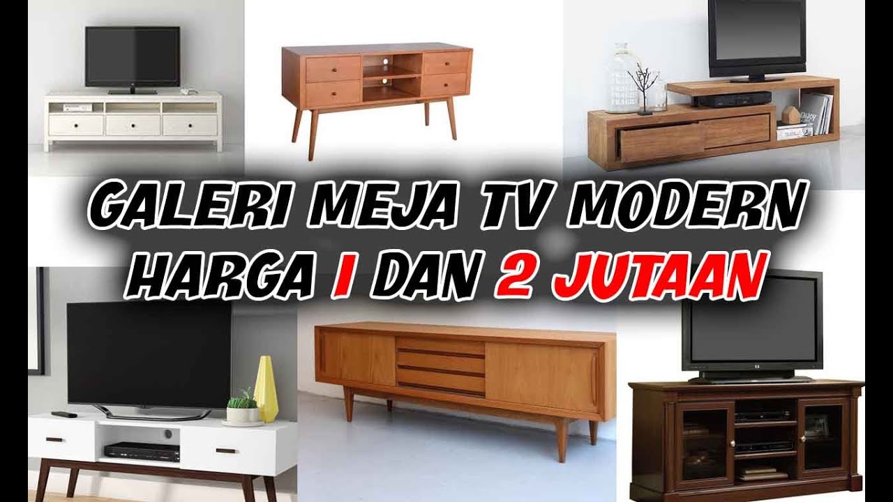 40 Model Meja Tv Minimalis modern Kayu Jati Harga 1&2Jutaan - Rak TV Rumah Minimalis
