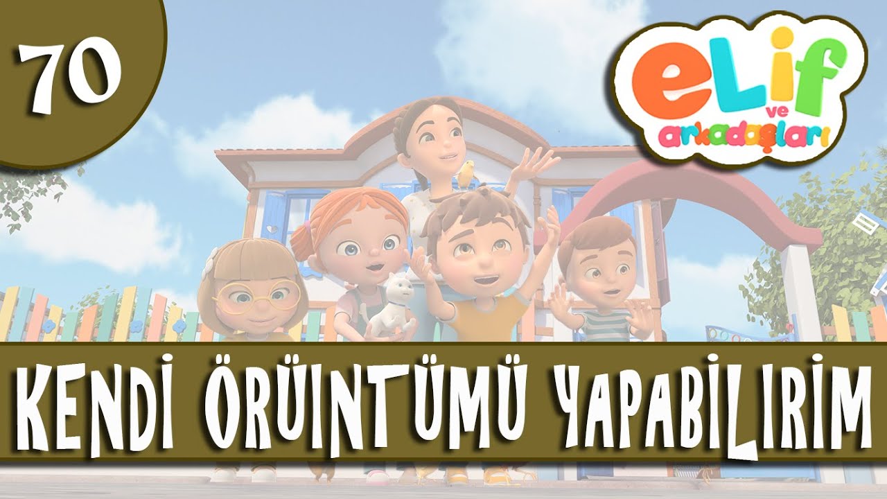 Elif ve Arkadaşları - Bölüm 70 - Kendi Örüntümü Yapabilirim - TRT Çocuk Çizgi Film