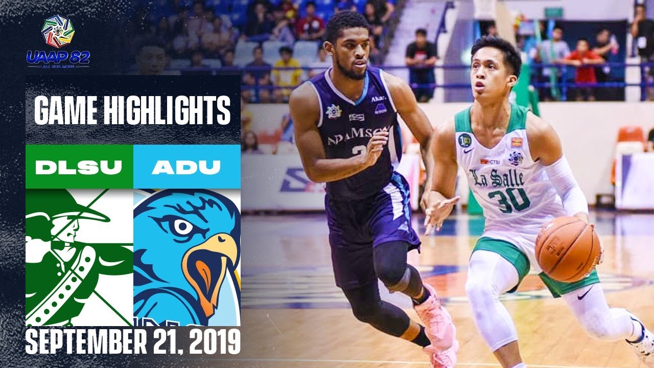 DLSU vs. AdU - September 21, 2019  | Game Highlights | UAAP 82 MB
