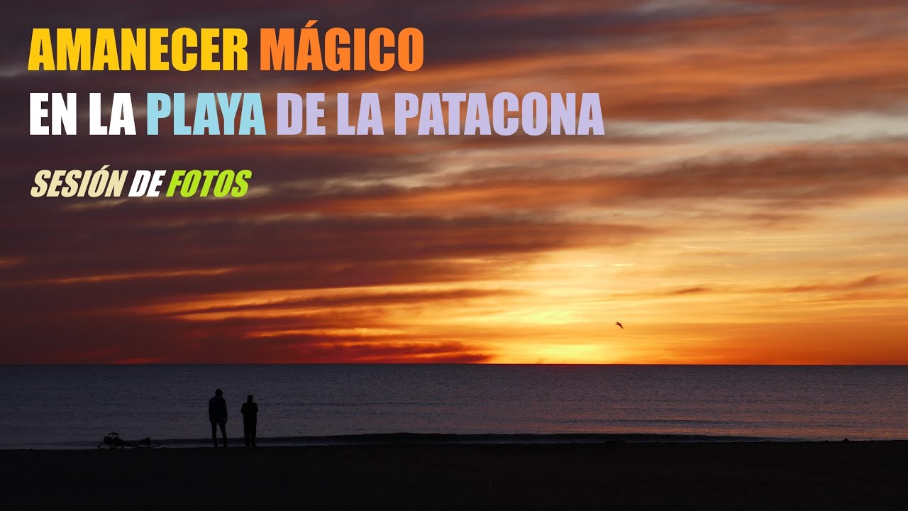 Sesión de #fotos al #amanecer en la #playa de la Patacona