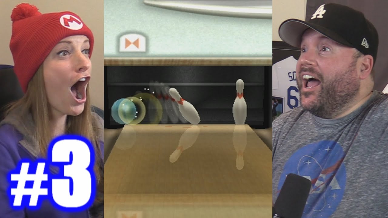 BOBBY PICKED UP AN IMPOSSIBLE SPLIT! | Wii Sports Bowling #3