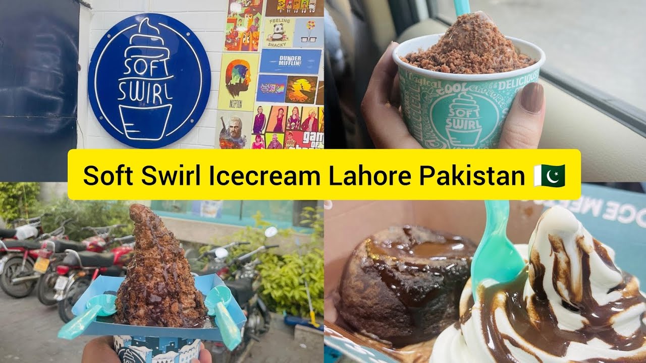 Dive into a world of flavor with me at Soft Swirl ||Lahore vlog part 2🍦#icecream