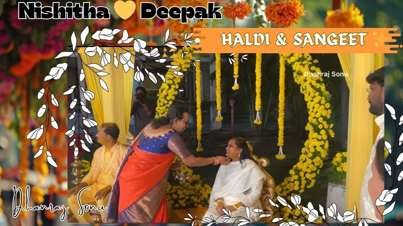 Chityala Nishitha❤️Bobbili  Deepak | Haldi + Sangeet Night| Dance • Fun • Family | Dhanraj Sonu Vlog