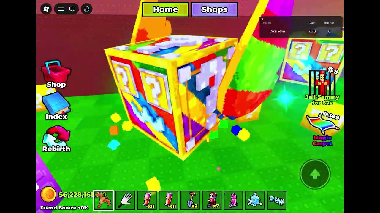 GETTING A GOD OUT OF A LEGENDARY LUCKY BLOCK
