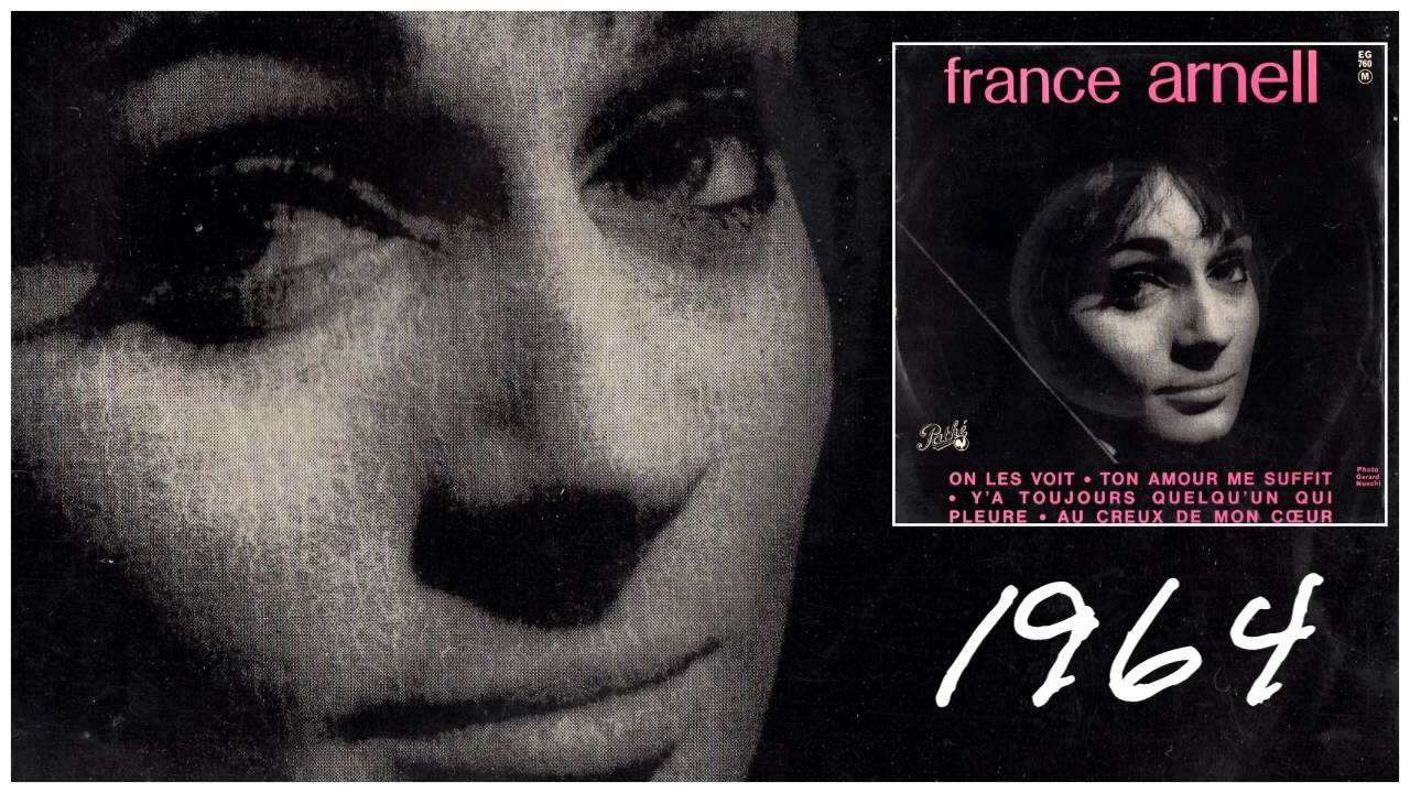 FRANCE ARNELL On les voit 1964 ( sixties girl )
