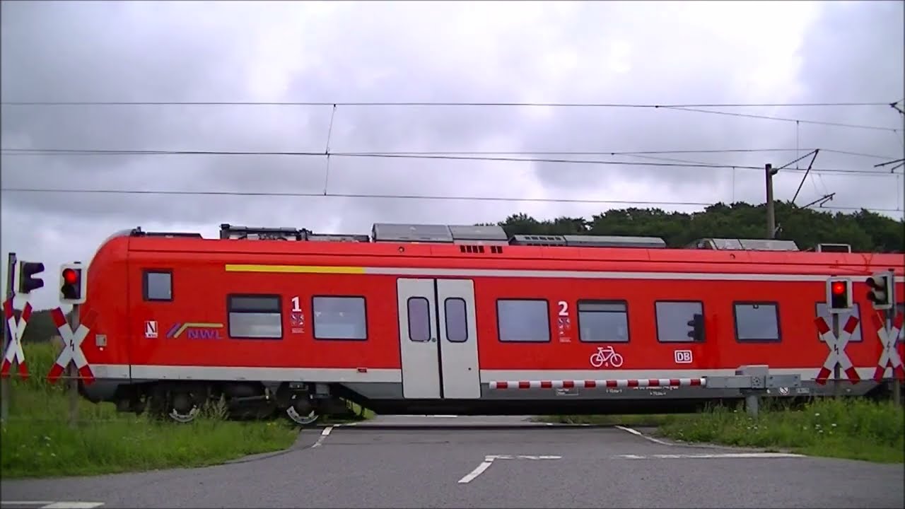 Bahnübergang Ibbenbüren // German Railroad crossing // Duitse Spoorwegovergang