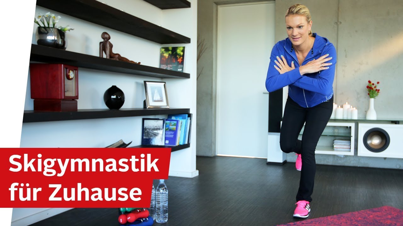 Skigymnastik Übungen für Zuhause: Ski Fitness Workout mit Maria Höfl-Riesch – OTTO