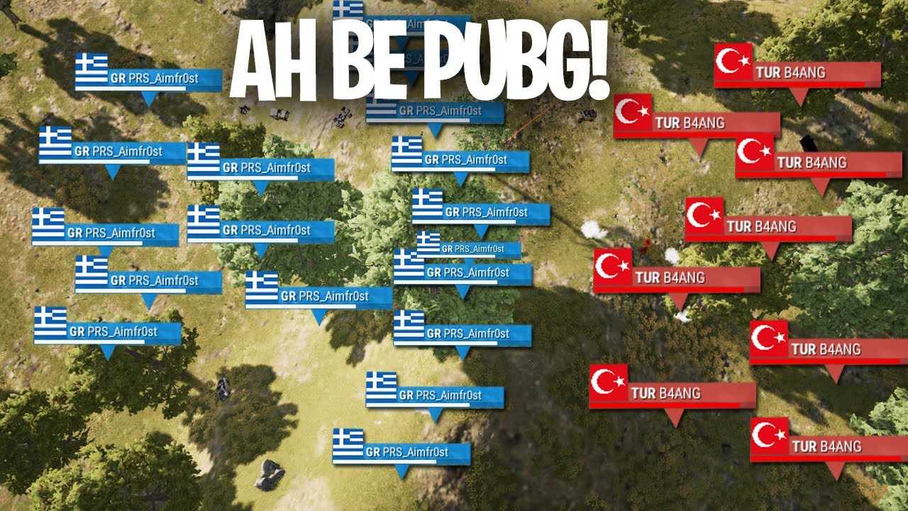 PUBG YİNE ALANI YUNANLARA VERDİ! TÜRKİYE VS YUNANİSTAN PUBG TOPLULUKLARI  32-32 MAÇI
