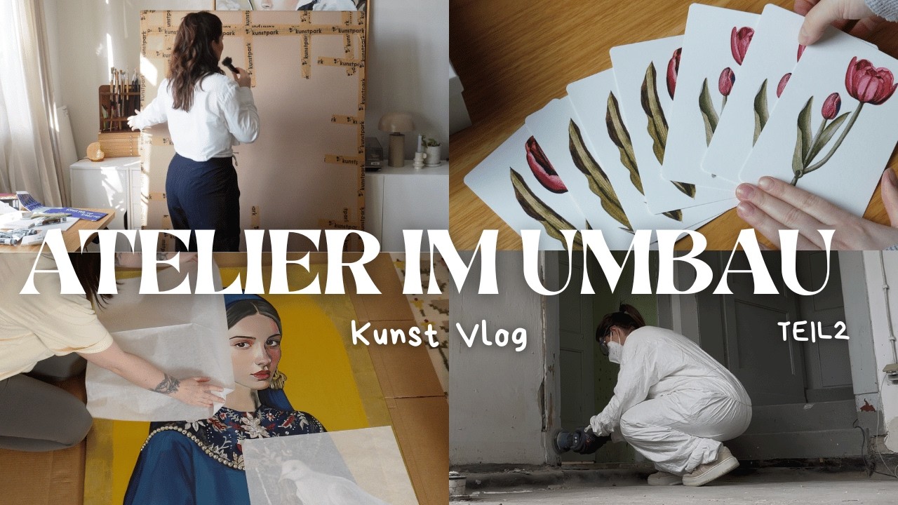 ZWEIFEL UND ERFOLGE | Riesen Art Supply Haul & großer Kunst verkauf | Atelier VLOG
