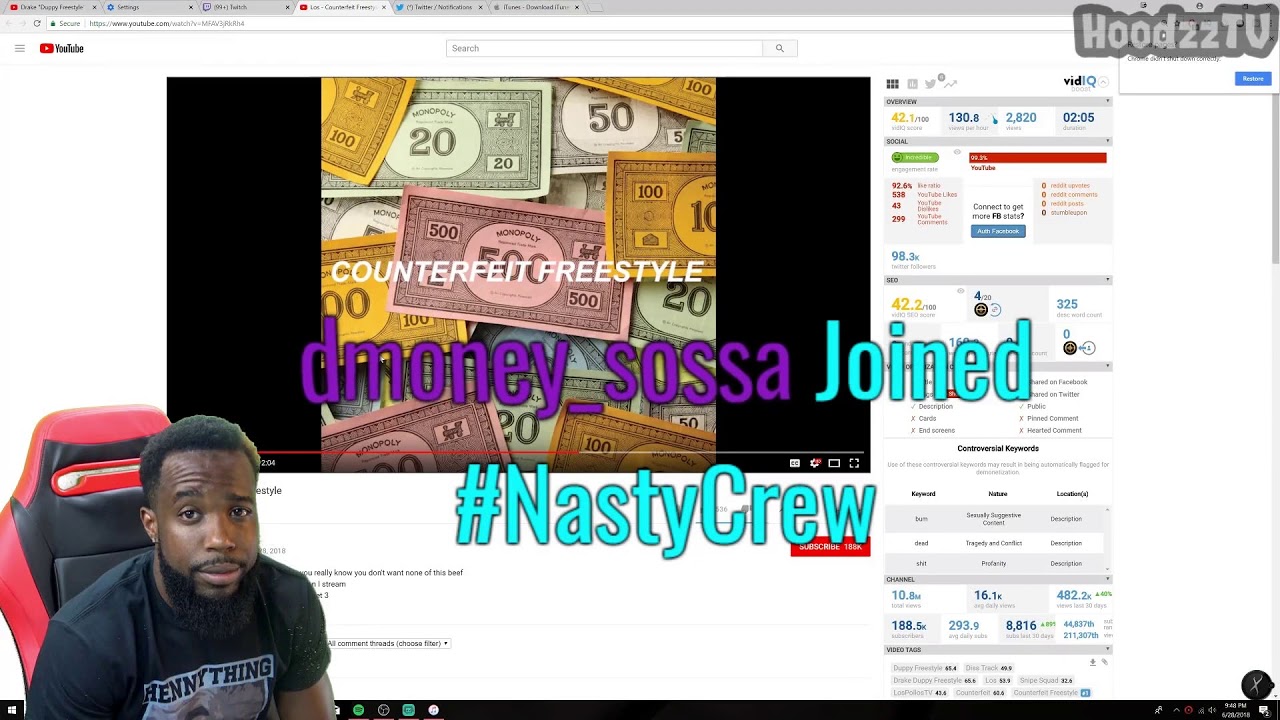 *DRAMA* CashNasty Reacts To LosPollosTv (Diss Track) - Bar For Bar ! 🔥