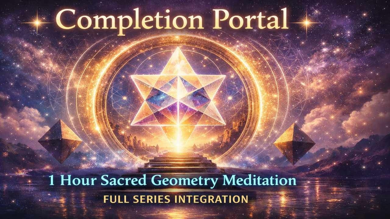 Completion Portal ✨1 Hour Sacred Geometry Meditation | Full Series Integration
