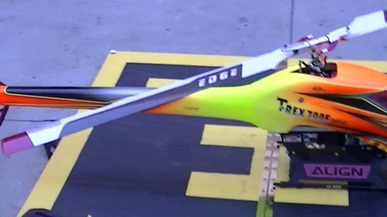 rc helicopter align trex 700 DFC Edge 690mm night blades