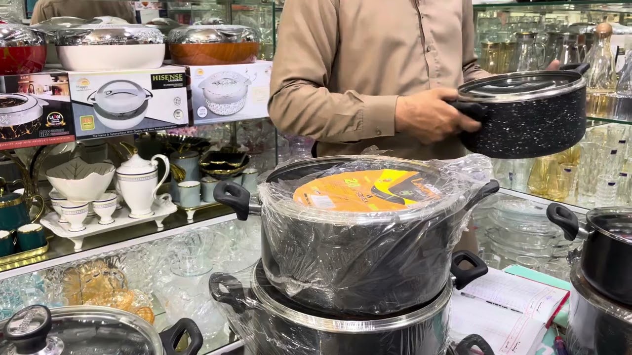 Nonstick loose items available | all brands set available in wholesale| jaspal traders faisalabad