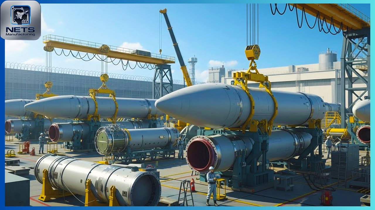 Inside the 130,000-LB Ballistic Missile Factory – How the Trident II D5 Is Built