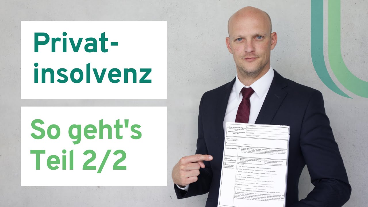 Privatinsolvenz - Teil 2/2 - Ablauf, Pfändung, Wohlverhaltensphase, Kosten einer Insolvenz