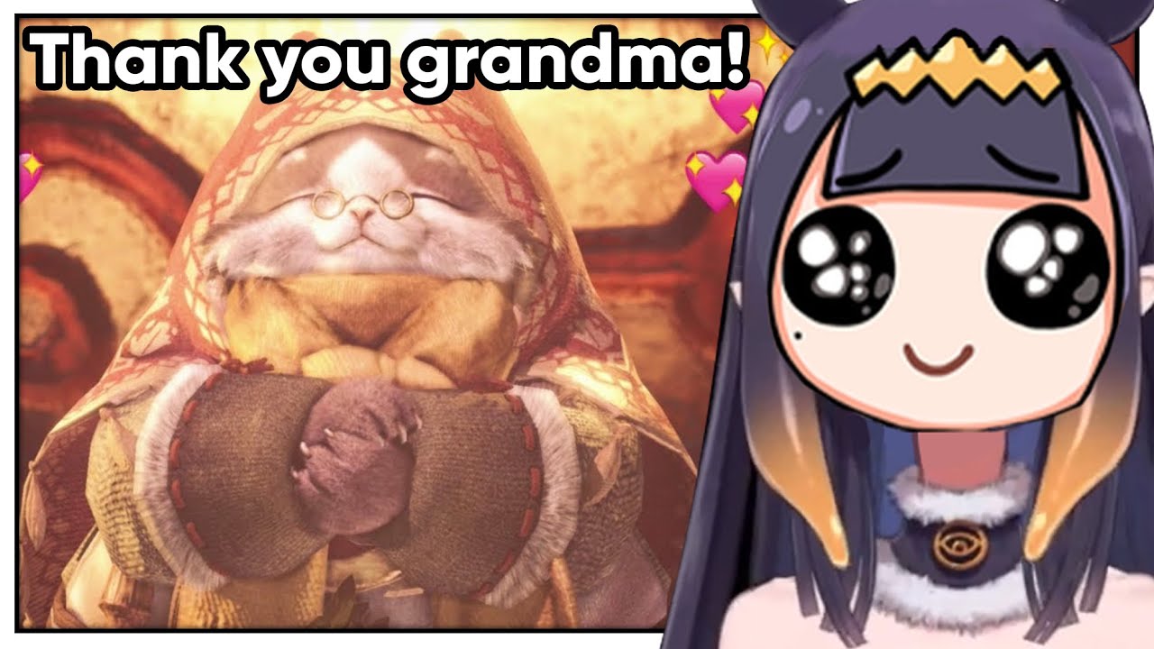 Grandmeow came back from retirement just for Ina 🥺