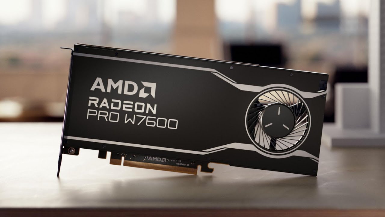 AMD releases RDNA3 professional graphics card Radeon Pro W7600 and W7500!