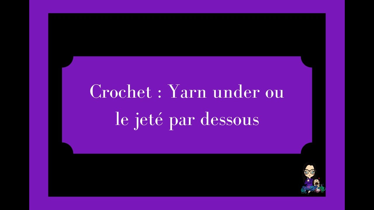 Crochet : Comment faire une maille serrée en X