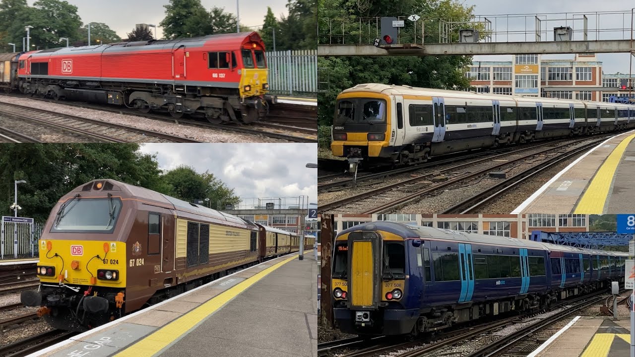 Trains At Maidstone East 10/09/2022