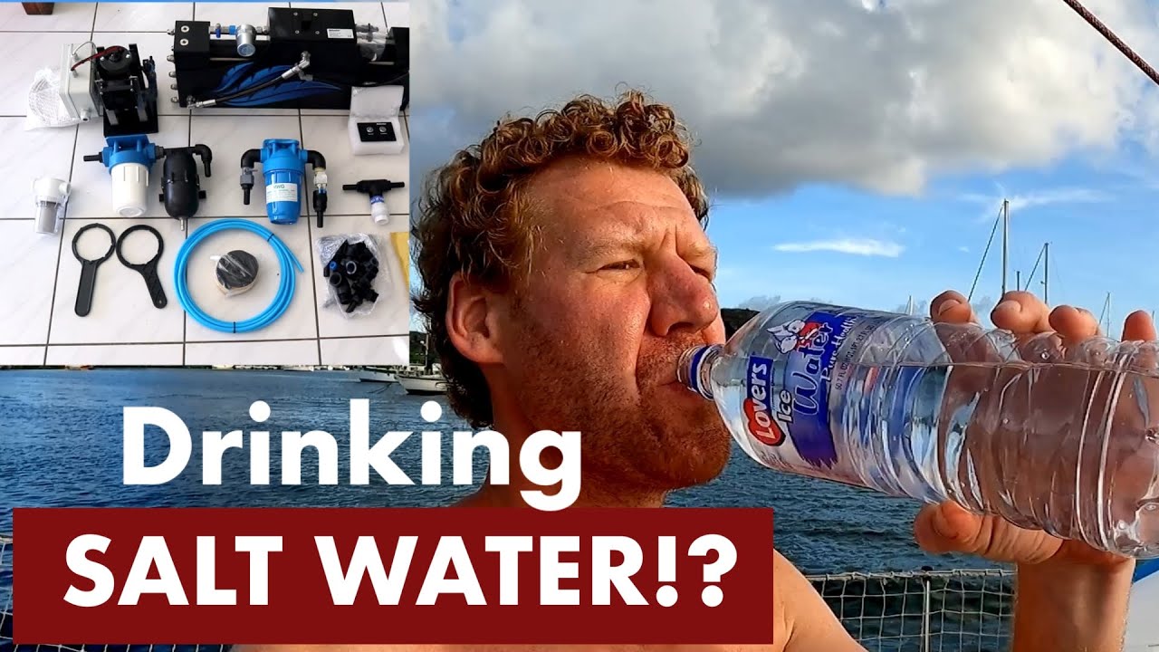 SALT drinking water?? The Schenker ZEN 30 Watermaker installation