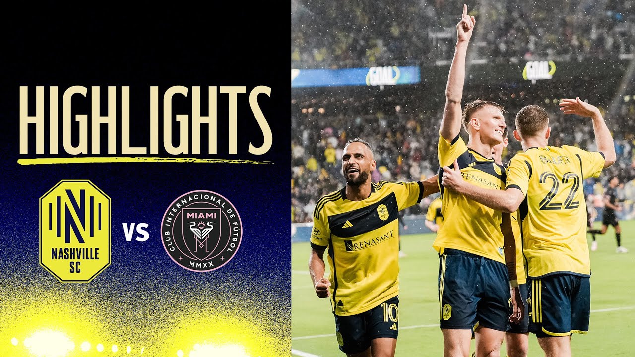 NASHVILLE SC BEAT INTER MIAMI 2-1 TO FORCE GAME 3