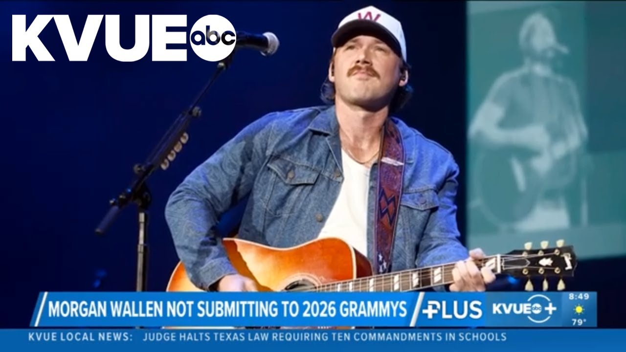 Country singer Morgan Wallen won't submit music for 2026 Grammy Awards