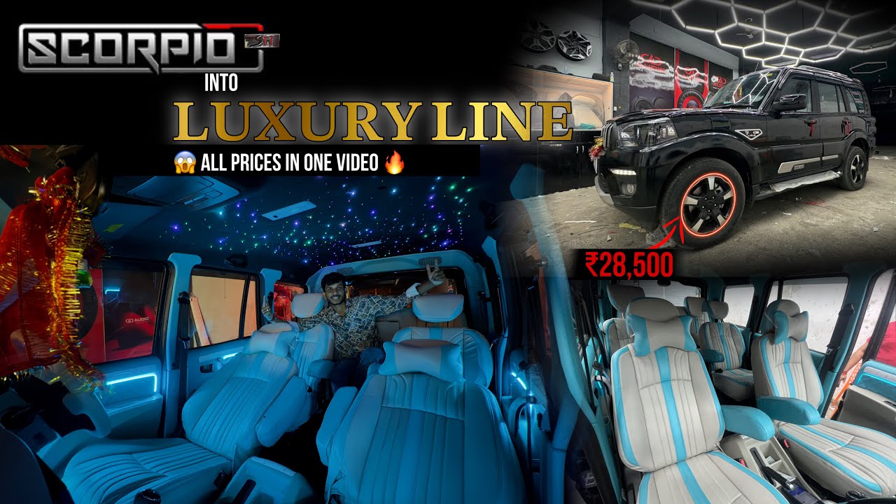 Scorpio s11 Modified into Luxury line ✅ Scorpio Interior Changed ✅ Scorpio Modifications ✅8800591468