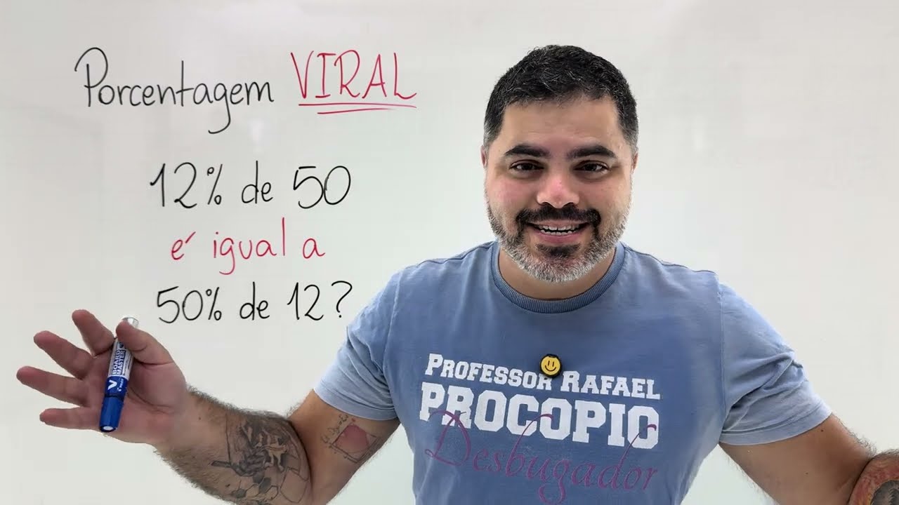 🤯 12% de 50 é igual a 50% de 12: o que está por trás do truque  da PORCENTAGEM REVERSÍVEL