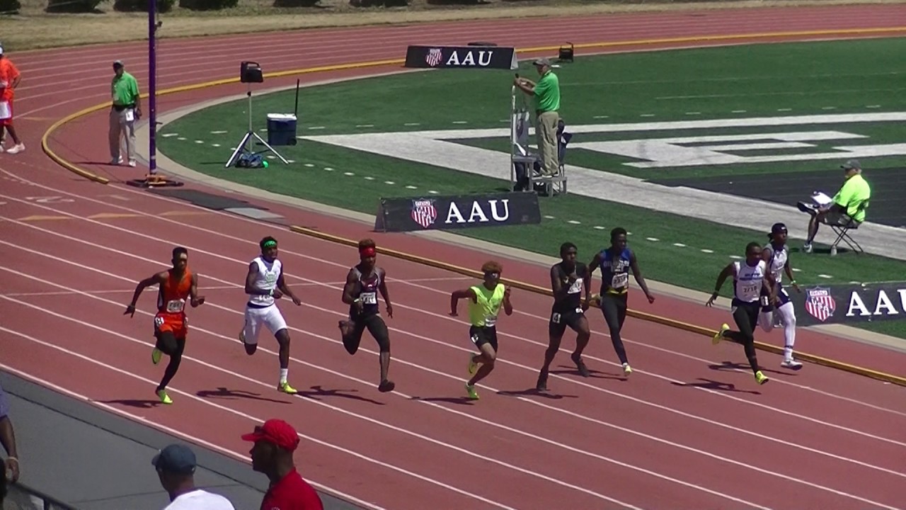 14yr Galen Johnson 11.19s 100m Finals AAU Junior Olympics 2017