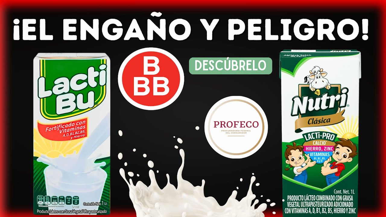 🚨 PROFECO ADVIERTE: Qué Tan SALUDABLE es Nutri Leche y Lacti Pro de Tiendas 3B