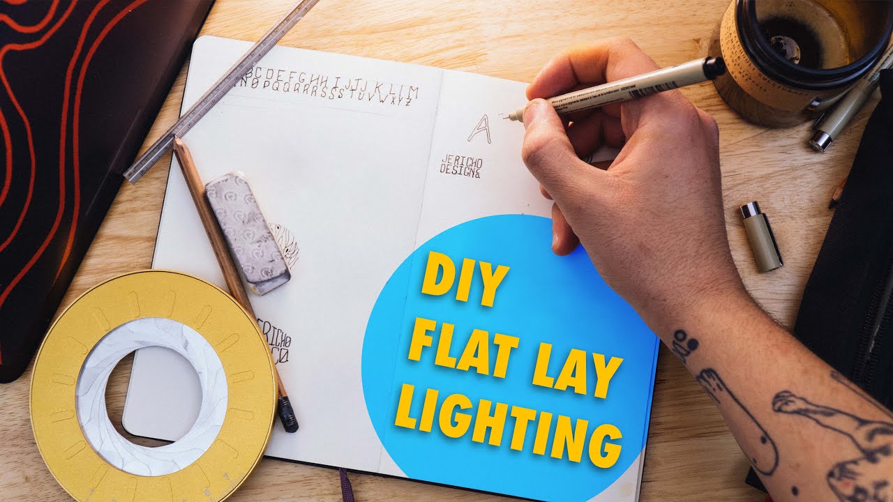 DIY Overhead Soft Box - Flat Lay Lighting