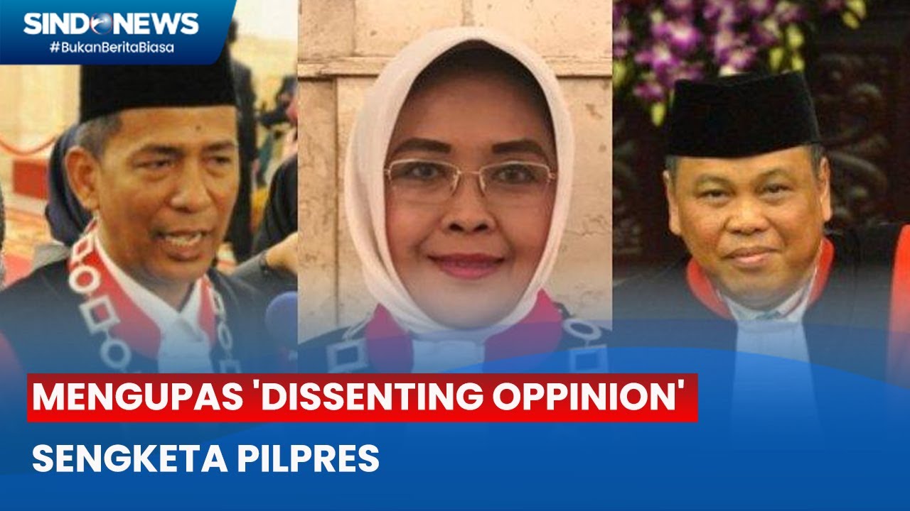 Mengupas 'Dissenting Oppinion' Sengketa Pilpres - Sindo Sore 23/04