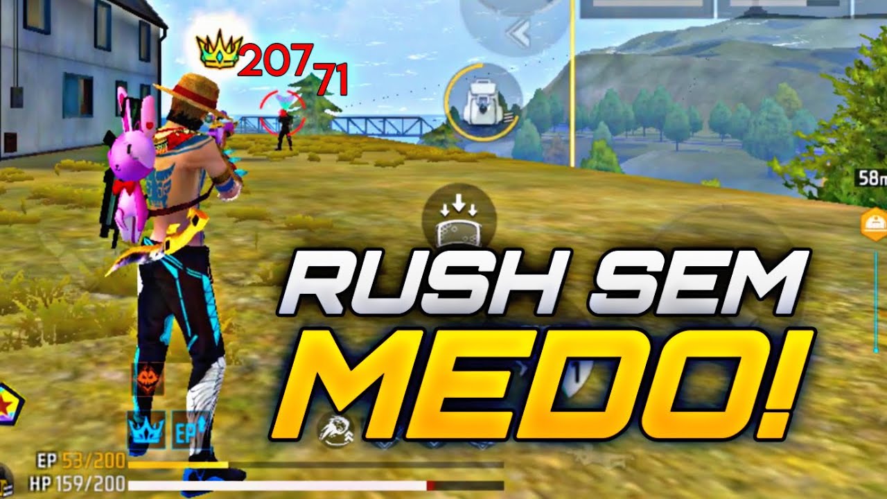 COMO PERDER O MEDO DE RUSHAR NO FREE FIRE? MELHORES DICAS!