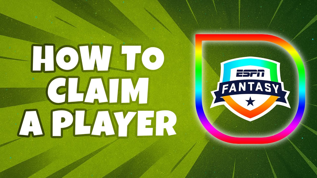 How To Claim a Player on ESPN Fantasy Sports (Easiest Way)