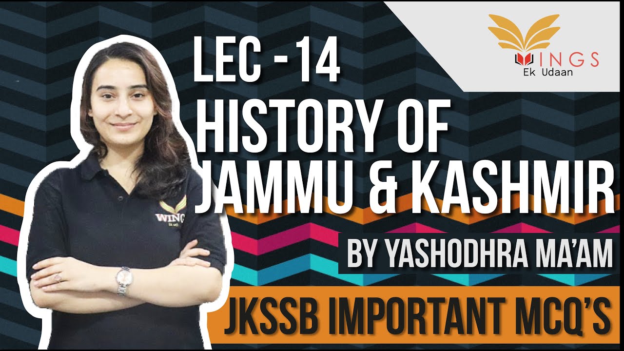 Important MCQs on J&K History||History Of Jammu And Kashmir||Lec-14||JKSSB||JKPSC||UPSC