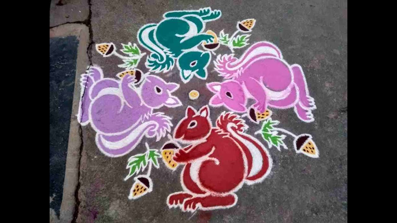 Anil kolam (squirrel)🐿️||janani🤓 || by my mom🐿️