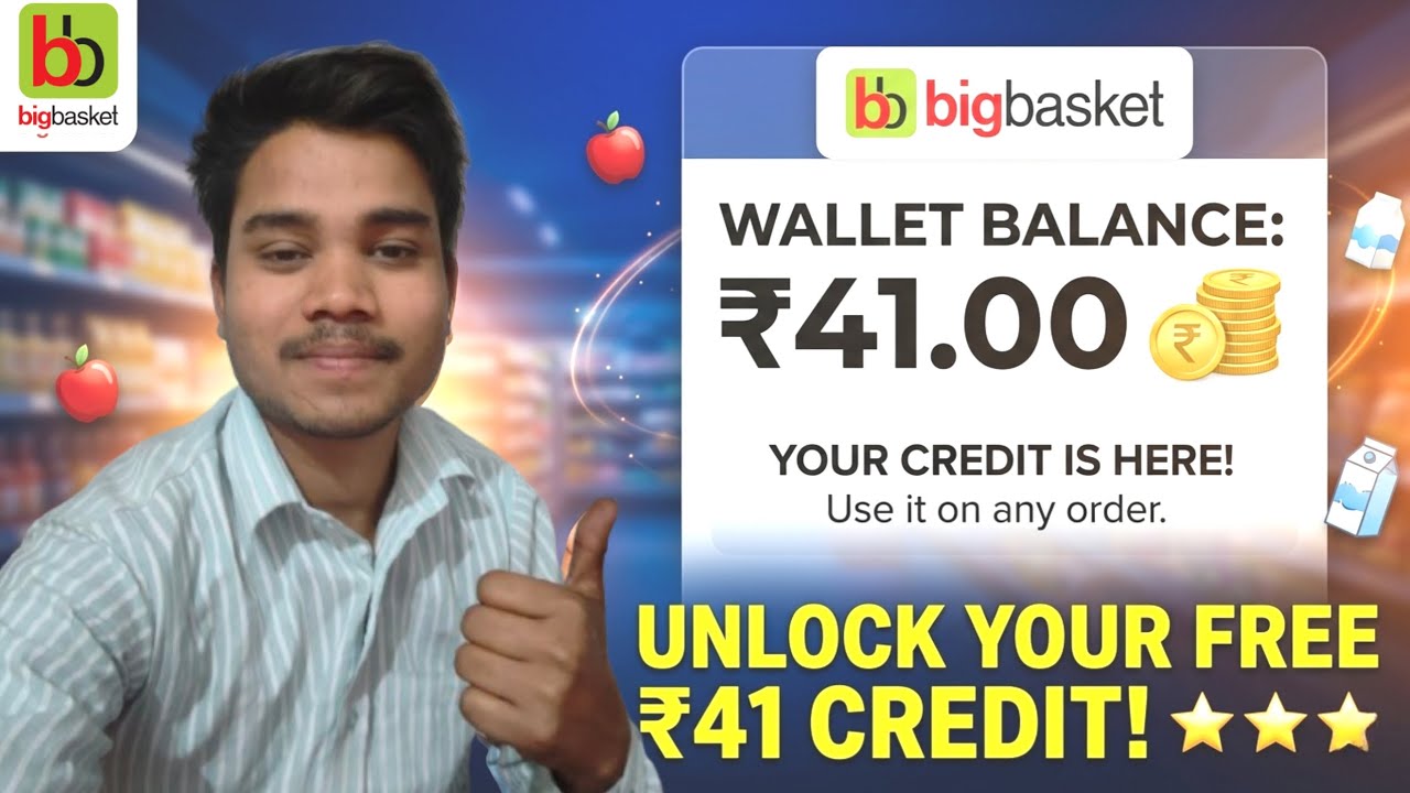 Bigbasket Wallet Balance Credit ₹/-**Bigbasket New Bug🤬@AjeetTechMe Bigbasket Offer 🔥🔥