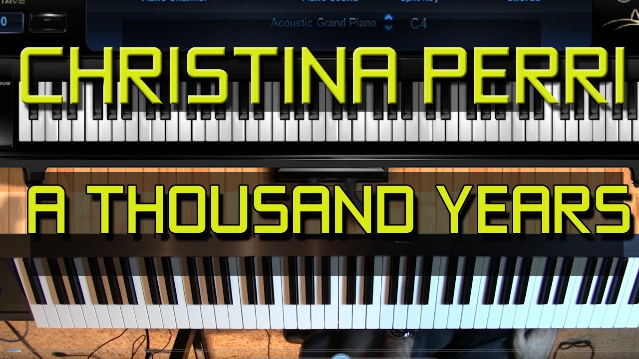 Piano Tutorial - How to Play A Thousand Years by Christina Perri (Sheet Music Available)