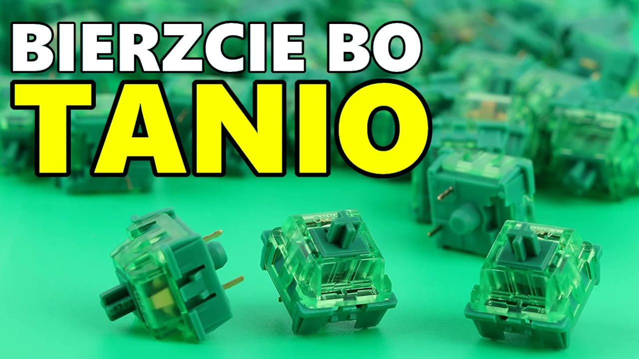 Jakie switche wybrać - Tanie switche Akko Matcha Green