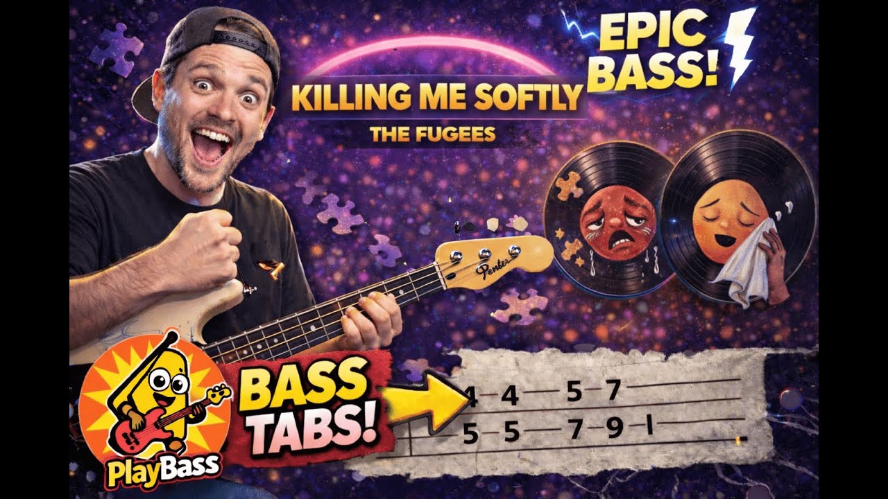 Killing Me Softly - The Fugees (Bass Cover + Tabs)