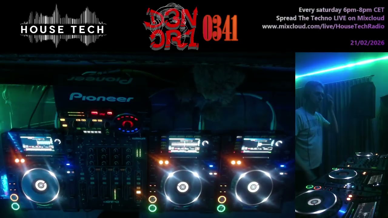 D3N0R1 - Spread The Techno 0341 HouseTech Radio Live