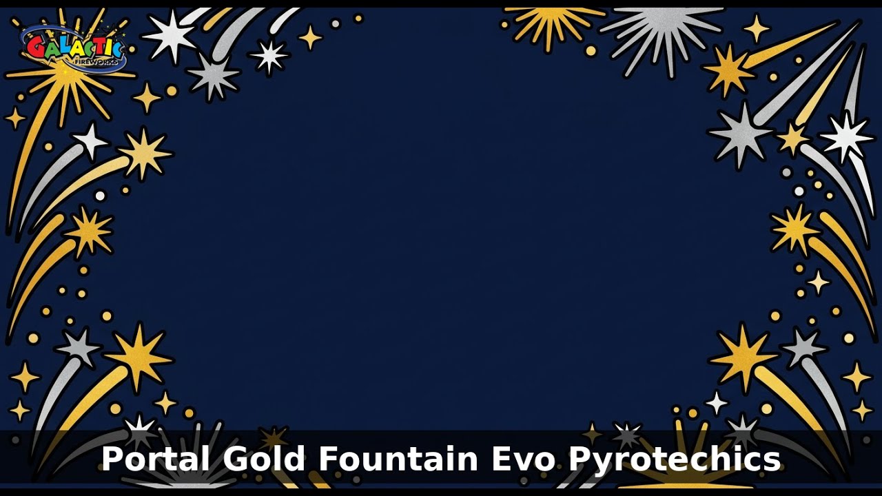 Portal Gold Fountain Evo Pyrotechics