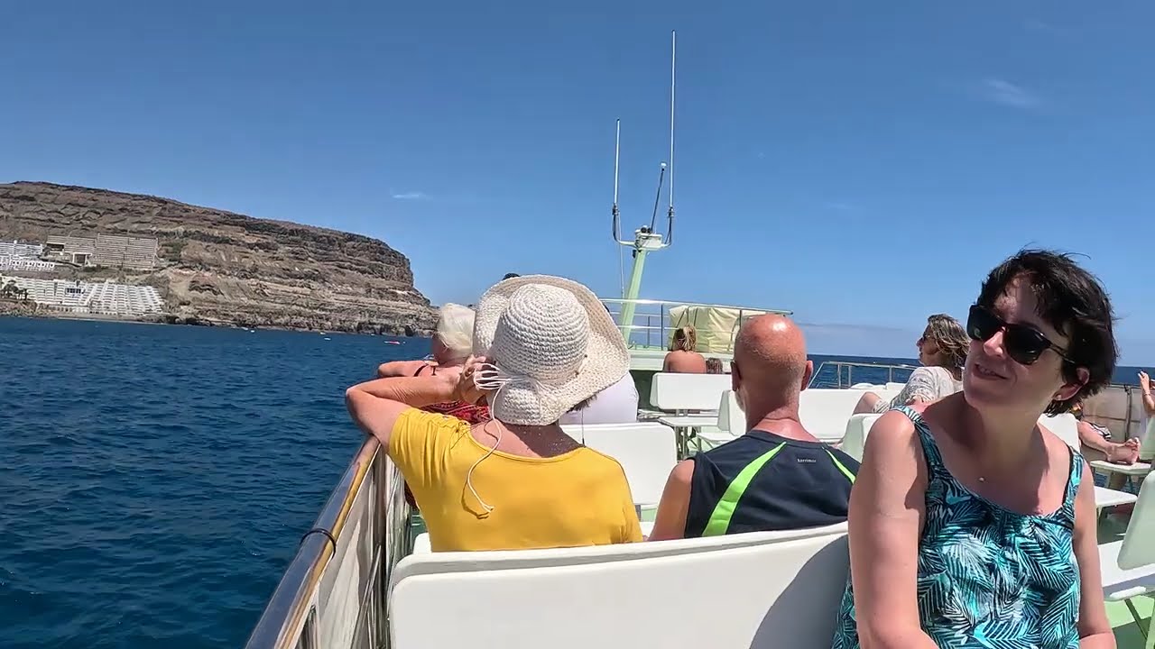 BOAT RIDE Puerto de Mogan to Puerto Rico, Gran Canaria