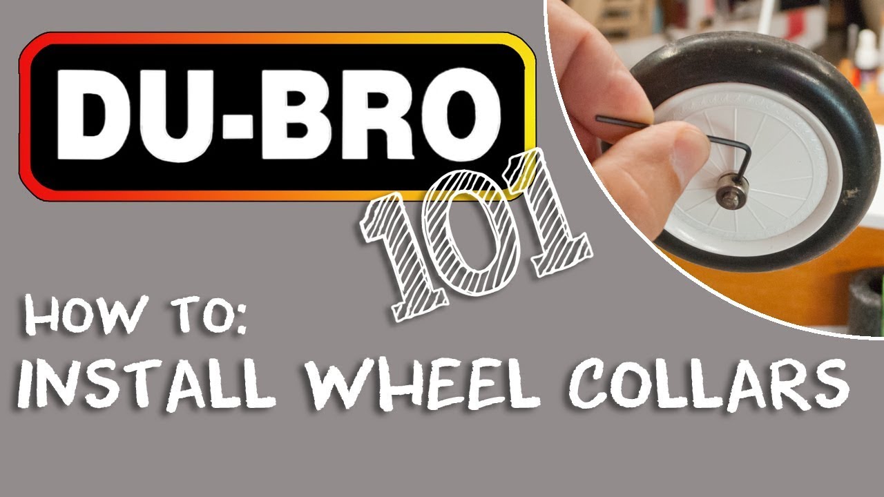 Du-Bro 101 — как установить хомуты шасси радиоуправляемого самолёта DU-BRO