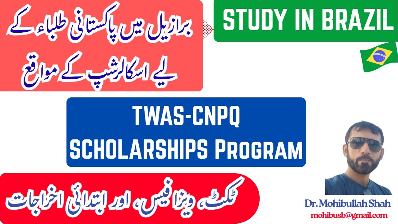 TWAS&ndash;CNPq Scholarship in Brazil | Fully Funded PhD for International Students.