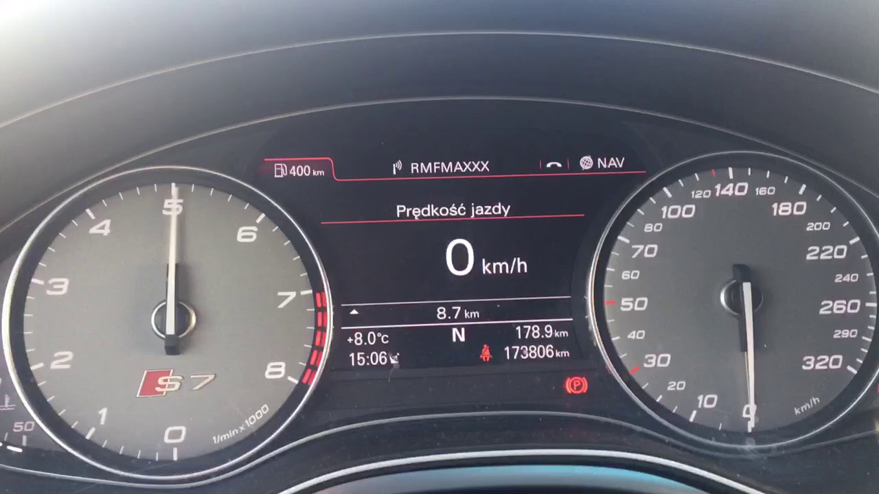 Audi S7 4.0TFSI 420KM Pop & Bangs GREGOR10 CHIPTUNING