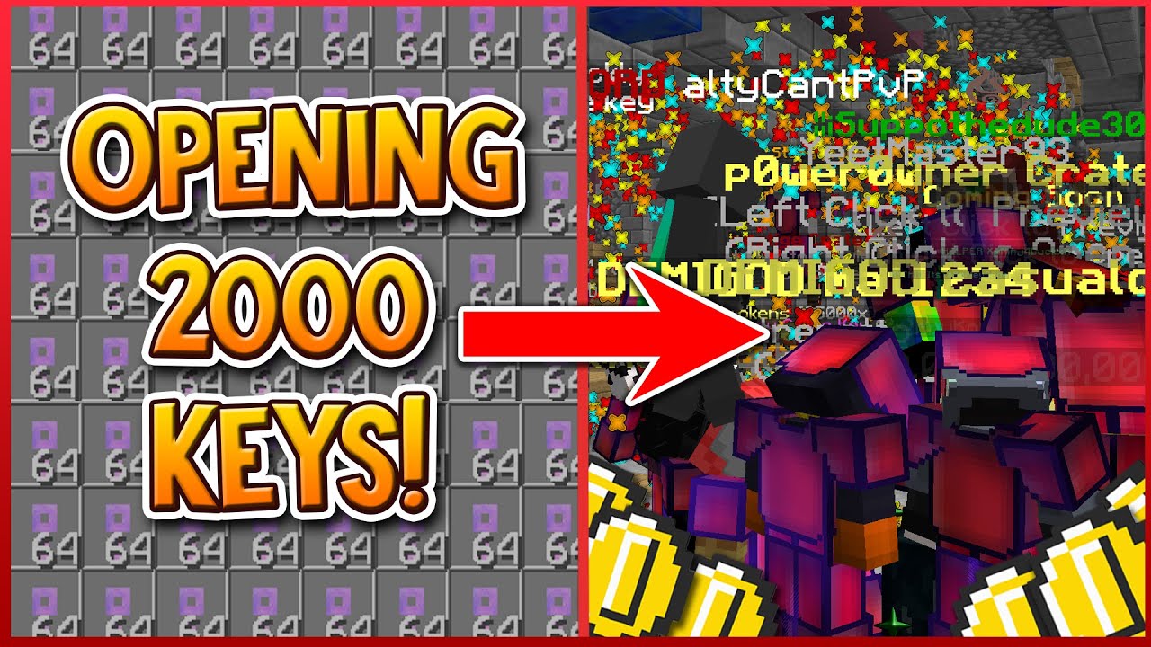 OPENING 2000 CRATE KEYS!! | MINECRAFT PRISON