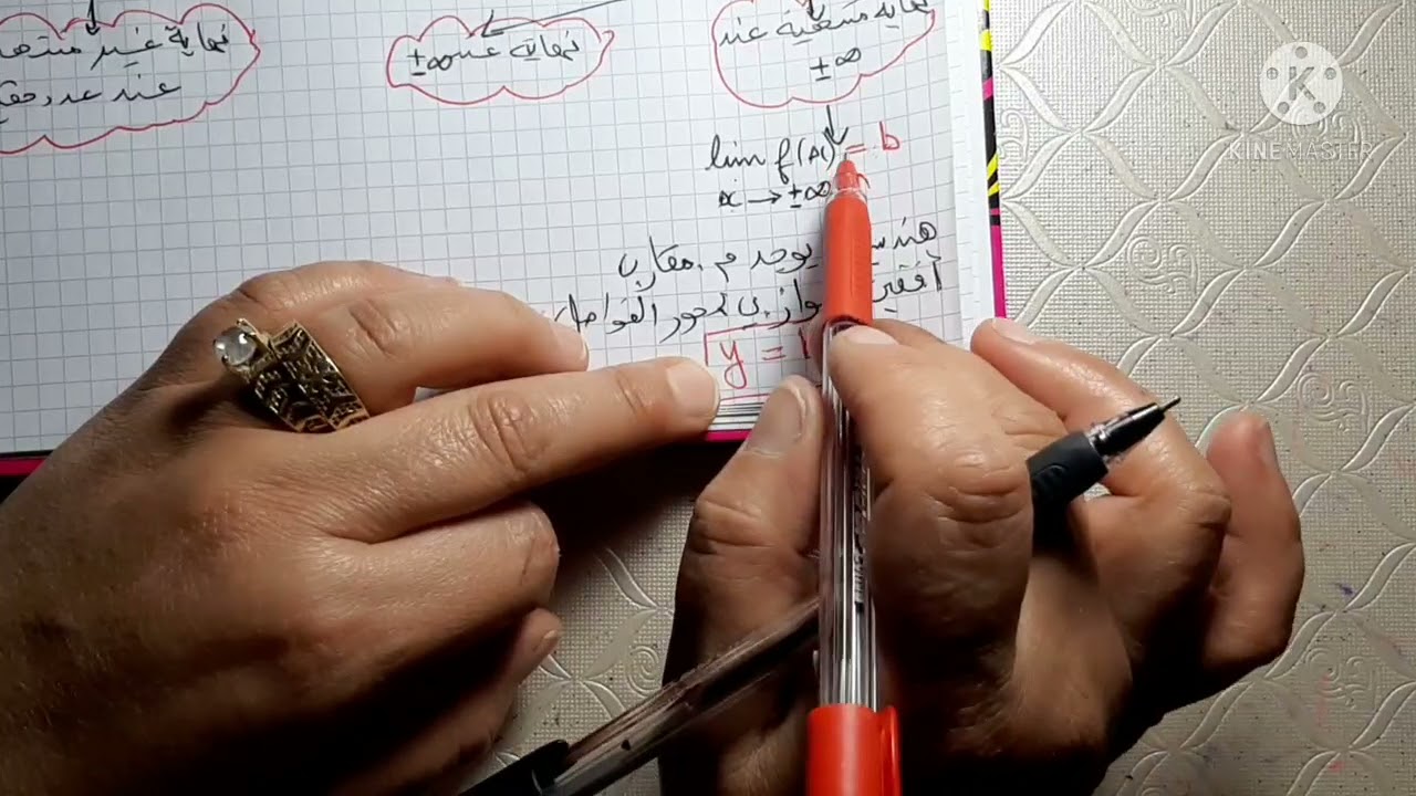 النهايات والسلوك التقاربي لمنحنى للسنة ثانية ثانوي الجزء 1